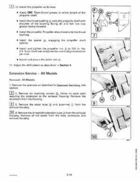 1996 Johnson/Evinrude Outboards 8 thru 15 Four-Stroke Service Repair Manual P/N 507121, Page 222
