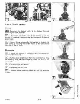 1996 Johnson/Evinrude Outboards 8 thru 15 Four-Stroke Service Repair Manual P/N 507121, Page 249