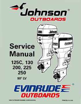 1997 Johnson Evinrude "EU" 125C, 130, 200, 225, 250 90 LV Service Repair Manual, P/N 507269, Page 1