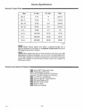 1997 Johnson Evinrude "EU" 125C, 130, 200, 225, 250 90 LV Service Repair Manual, P/N 507269, Page 9