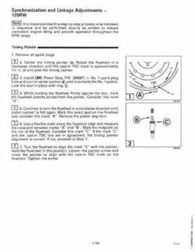 1997 Johnson Evinrude "EU" 125C, 130, 200, 225, 250 90 LV Service Repair Manual, P/N 507269, Page 62