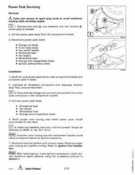 1997 Johnson Evinrude "EU" 125C, 130, 200, 225, 250 90 LV Service Repair Manual, P/N 507269, Page 138