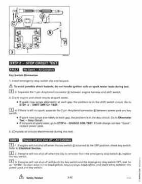 1997 Johnson Evinrude "EU" 125C, 130, 200, 225, 250 90 LV Service Repair Manual, P/N 507269, Page 159