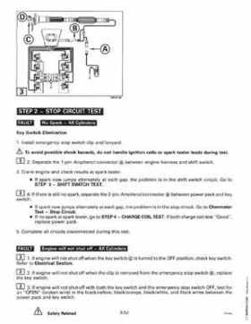 1997 Johnson Evinrude "EU" 125C, 130, 200, 225, 250 90 LV Service Repair Manual, P/N 507269, Page 171