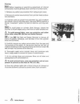 1997 Johnson Evinrude "EU" 125C, 130, 200, 225, 250 90 LV Service Repair Manual, P/N 507269, Page 205