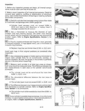 1997 Johnson Evinrude "EU" 125C, 130, 200, 225, 250 90 LV Service Repair Manual, P/N 507269, Page 206