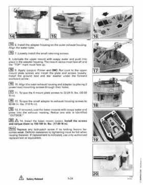 1997 Johnson Evinrude "EU" 125C, 130, 200, 225, 250 90 LV Service Repair Manual, P/N 507269, Page 269