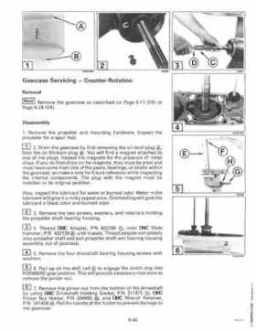 1997 Johnson Evinrude "EU" 125C, 130, 200, 225, 250 90 LV Service Repair Manual, P/N 507269, Page 320