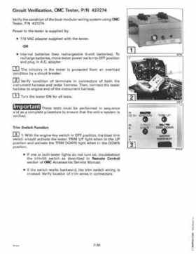1997 Johnson Evinrude "EU" 125C, 130, 200, 225, 250 90 LV Service Repair Manual, P/N 507269, Page 377