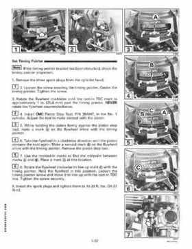1997 Johnson/Evinrude EU 25, 35 HP 3-Cylinder outboards Service Repair Manual P/N 507264, Page 38