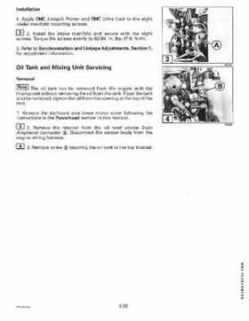 1997 Johnson/Evinrude EU 25, 35 HP 3-Cylinder outboards Service Repair Manual P/N 507264, Page 76