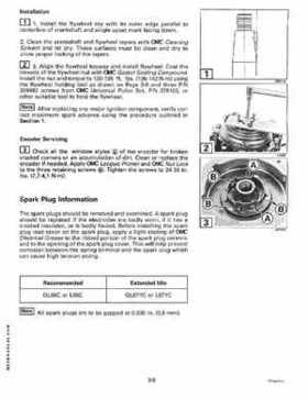 1997 Johnson/Evinrude EU 25, 35 HP 3-Cylinder outboards Service Repair Manual P/N 507264, Page 96