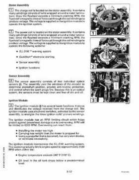 1997 Johnson/Evinrude EU 25, 35 HP 3-Cylinder outboards Service Repair Manual P/N 507264, Page 100