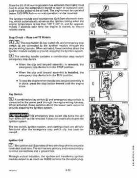 1997 Johnson/Evinrude EU 25, 35 HP 3-Cylinder outboards Service Repair Manual P/N 507264, Page 101
