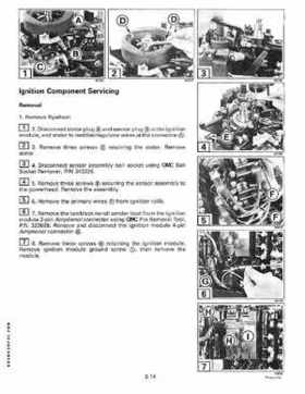 1997 Johnson/Evinrude EU 25, 35 HP 3-Cylinder outboards Service Repair Manual P/N 507264, Page 102