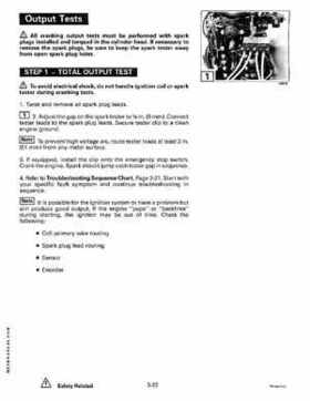 1997 Johnson/Evinrude EU 25, 35 HP 3-Cylinder outboards Service Repair Manual P/N 507264, Page 110