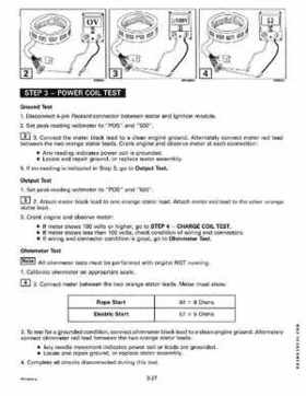 1997 Johnson/Evinrude EU 25, 35 HP 3-Cylinder outboards Service Repair Manual P/N 507264, Page 115