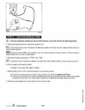 1997 Johnson/Evinrude EU 25, 35 HP 3-Cylinder outboards Service Repair Manual P/N 507264, Page 117