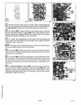 1997 Johnson/Evinrude EU 25, 35 HP 3-Cylinder outboards Service Repair Manual P/N 507264, Page 144