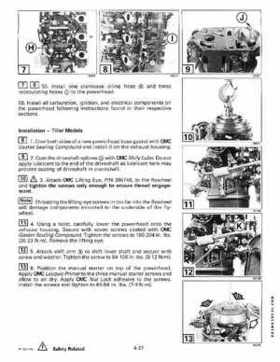1997 Johnson/Evinrude EU 25, 35 HP 3-Cylinder outboards Service Repair Manual P/N 507264, Page 145