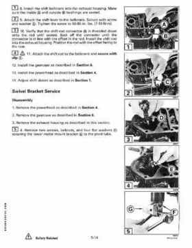 1997 Johnson/Evinrude EU 25, 35 HP 3-Cylinder outboards Service Repair Manual P/N 507264, Page 179