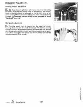 1997 Johnson/Evinrude EU 25, 35 HP 3-Cylinder outboards Service Repair Manual P/N 507264, Page 186