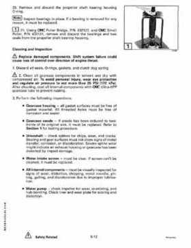 1997 Johnson/Evinrude EU 25, 35 HP 3-Cylinder outboards Service Repair Manual P/N 507264, Page 198