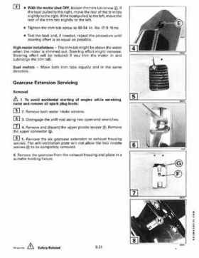 1997 Johnson/Evinrude EU 25, 35 HP 3-Cylinder outboards Service Repair Manual P/N 507264, Page 207