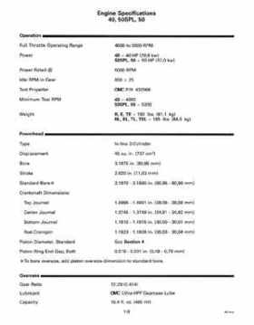 1997 Johnson Evinrude "EU" 40 thru 55 2-Cylinder Service Repair Manual, P/N 507265, Page 14