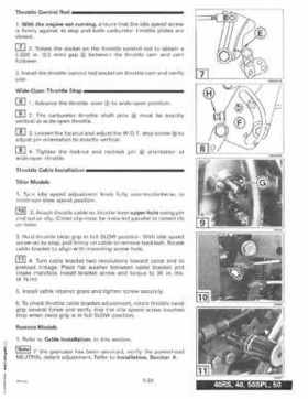 1997 Johnson Evinrude "EU" 40 thru 55 2-Cylinder Service Repair Manual, P/N 507265, Page 45