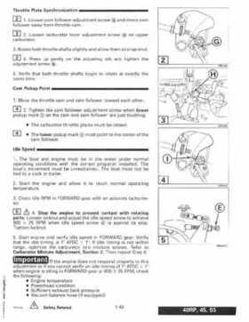 1997 Johnson Evinrude "EU" 40 thru 55 2-Cylinder Service Repair Manual, P/N 507265, Page 49