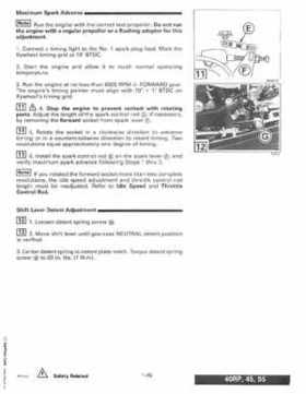 1997 Johnson Evinrude "EU" 40 thru 55 2-Cylinder Service Repair Manual, P/N 507265, Page 51