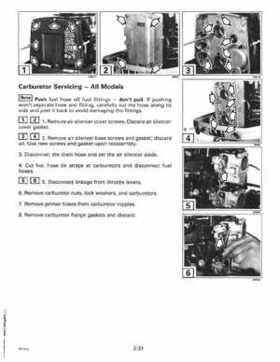 1997 Johnson Evinrude "EU" 40 thru 55 2-Cylinder Service Repair Manual, P/N 507265, Page 91