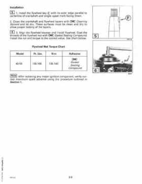 1997 Johnson Evinrude "EU" 40 thru 55 2-Cylinder Service Repair Manual, P/N 507265, Page 109