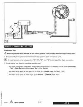 1997 Johnson Evinrude "EU" 40 thru 55 2-Cylinder Service Repair Manual, P/N 507265, Page 127