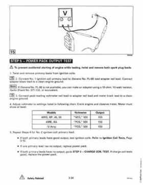 1997 Johnson Evinrude "EU" 40 thru 55 2-Cylinder Service Repair Manual, P/N 507265, Page 134