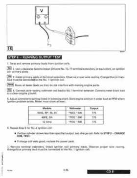 1997 Johnson Evinrude "EU" 40 thru 55 2-Cylinder Service Repair Manual, P/N 507265, Page 135