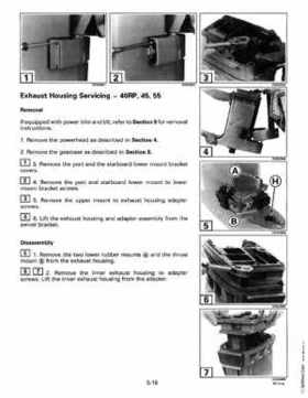 1997 Johnson Evinrude "EU" 40 thru 55 2-Cylinder Service Repair Manual, P/N 507265, Page 190
