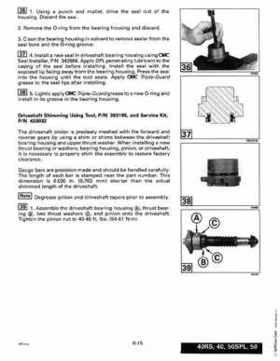 1997 Johnson Evinrude "EU" 40 thru 55 2-Cylinder Service Repair Manual, P/N 507265, Page 212