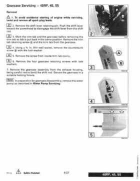1997 Johnson Evinrude "EU" 40 thru 55 2-Cylinder Service Repair Manual, P/N 507265, Page 224
