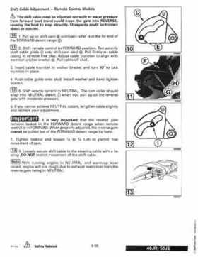 1997 Johnson Evinrude "EU" 40 thru 55 2-Cylinder Service Repair Manual, P/N 507265, Page 252