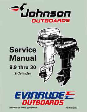 1997 Johnson Evinrude "EU" 9.9 thru 30 2-Cylinder Service Repair Manual, P/N 507263, Page 1