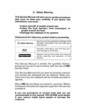 1997 Johnson Evinrude "EU" 9.9 thru 30 2-Cylinder Service Repair Manual, P/N 507263, Page 2