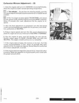 1997 Johnson Evinrude "EU" 9.9 thru 30 2-Cylinder Service Repair Manual, P/N 507263, Page 89