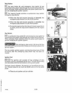1997 Johnson Evinrude "EU" 9.9 thru 30 2-Cylinder Service Repair Manual, P/N 507263, Page 111