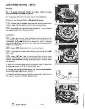 1997 Johnson Evinrude "EU" 9.9 thru 30 2-Cylinder Service Repair Manual, P/N 507263, Page 116