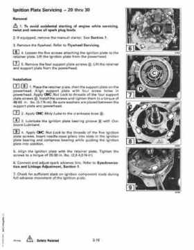 1997 Johnson Evinrude "EU" 9.9 thru 30 2-Cylinder Service Repair Manual, P/N 507263, Page 117