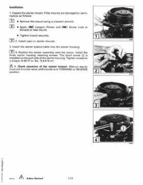 1997 Johnson Evinrude "EU" 9.9 thru 30 2-Cylinder Service Repair Manual, P/N 507263, Page 289
