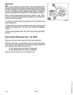 1997 Johnson Evinrude "EU" 9.9 thru 30 2-Cylinder Service Repair Manual, P/N 507263, Page 304