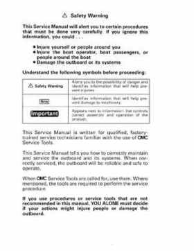 1997 Johnson Evinrude "EU" 90, 105RW, 115, 150, 150W, 175 60 LV Service Repair Manual, P/N 507268, Page 2